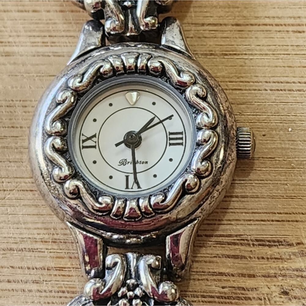 Brighton Silver Plated Florence Toggle Bracelet W… - image 6